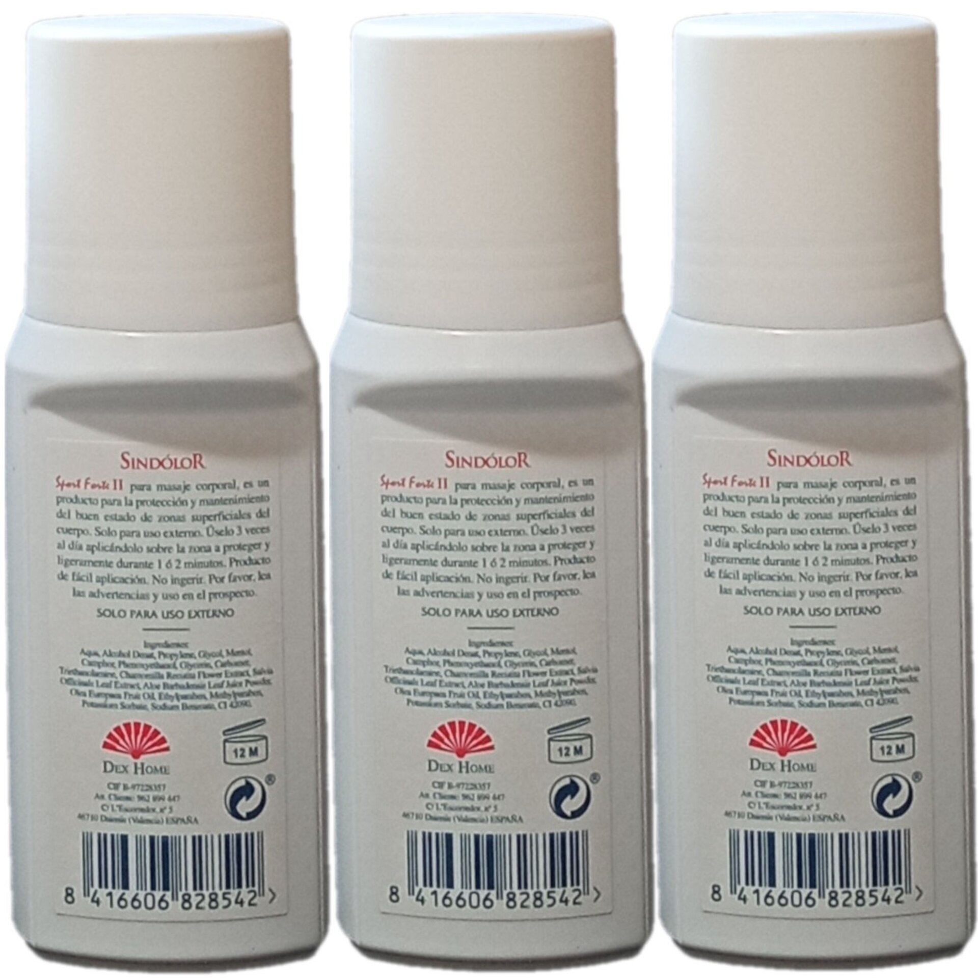 Sindolor Gel Sport Dexhome. Rescue Gel Con Arnica y Aloe Vera. Pack 3 Unidades - 2